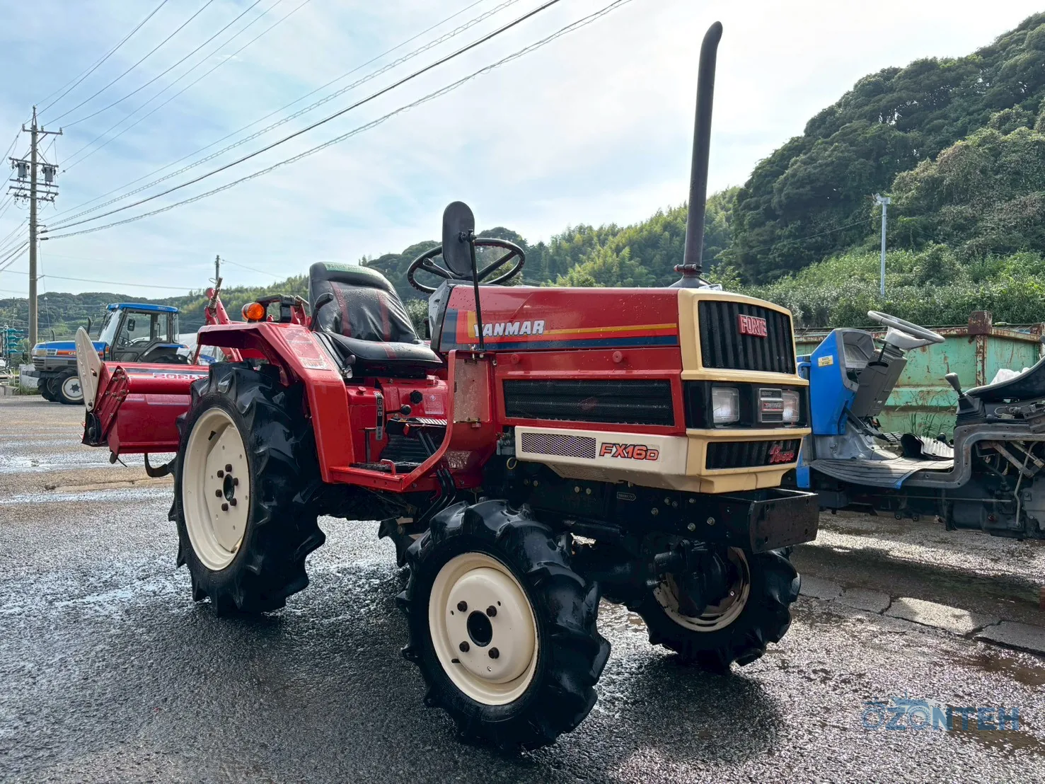 Tractor japonez Yanmar FX16, serie 16E-00447
